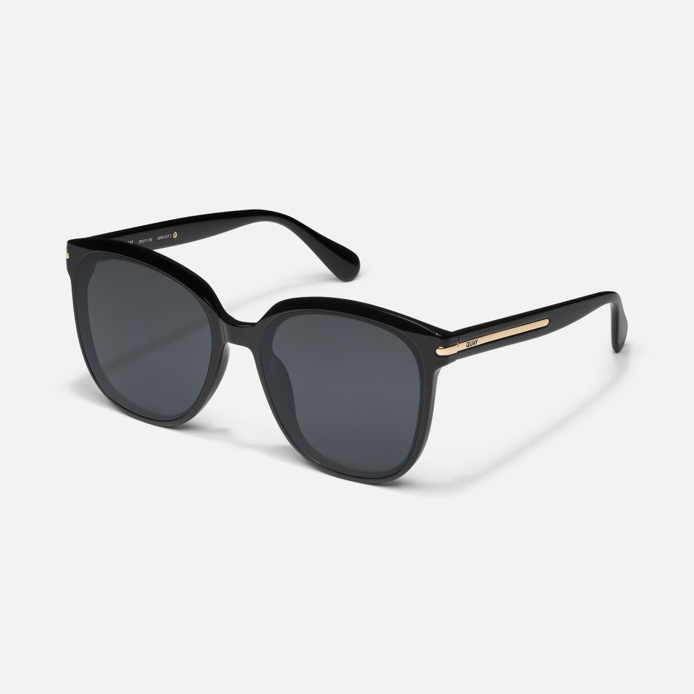 Quay Rent Free - Black / Smoke Polarized