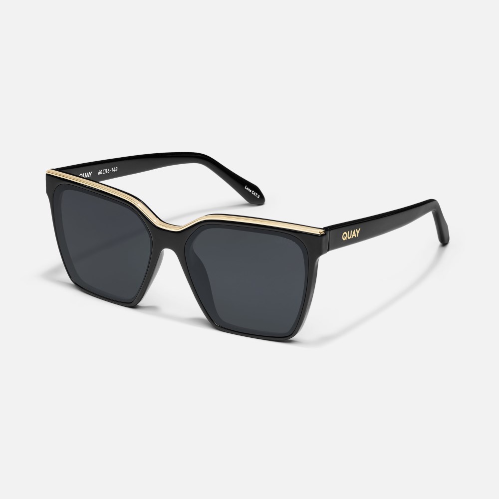 Quay Level Up - Black Gold / Smoke Polarized